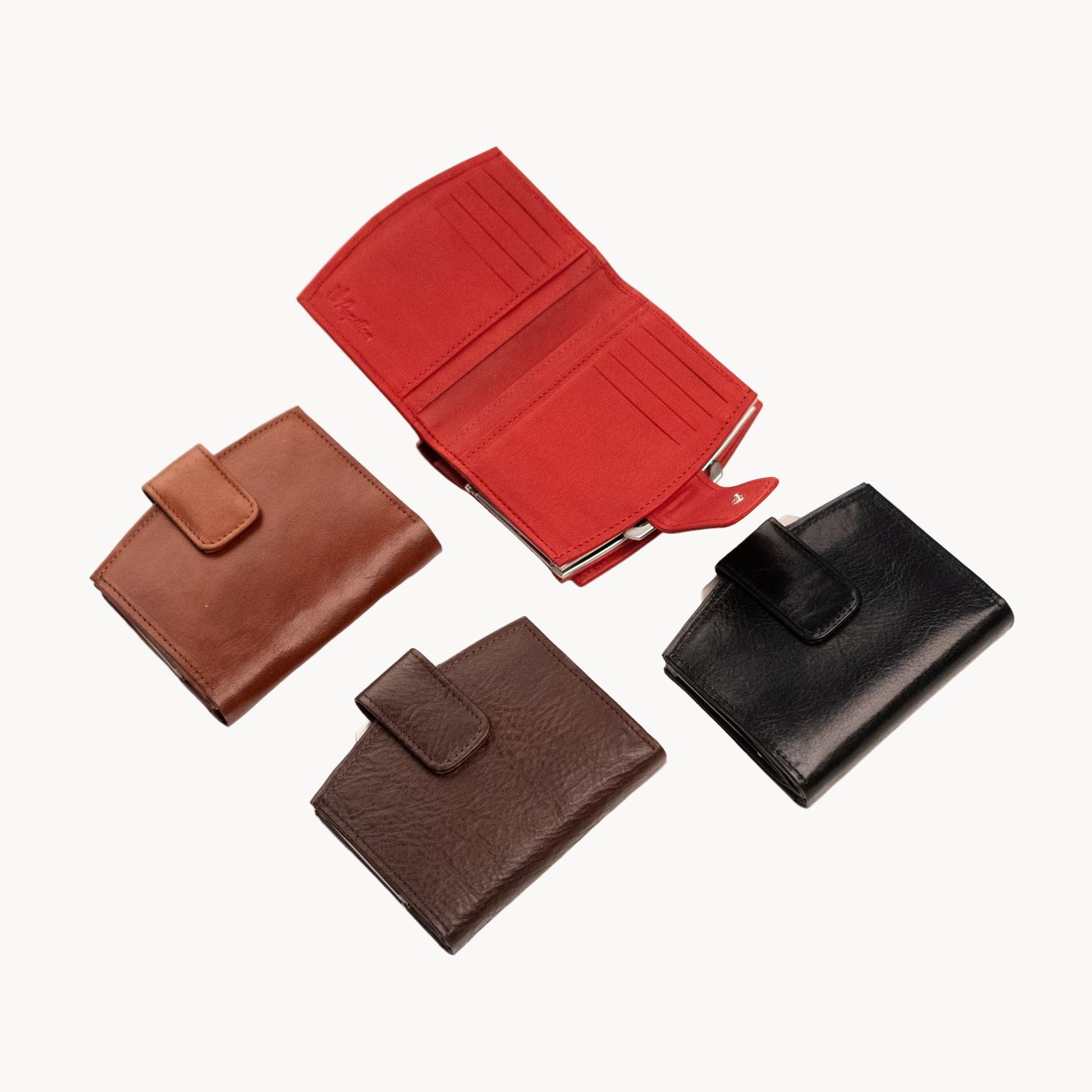 Leather Women's Wallet with Mirror 24-33