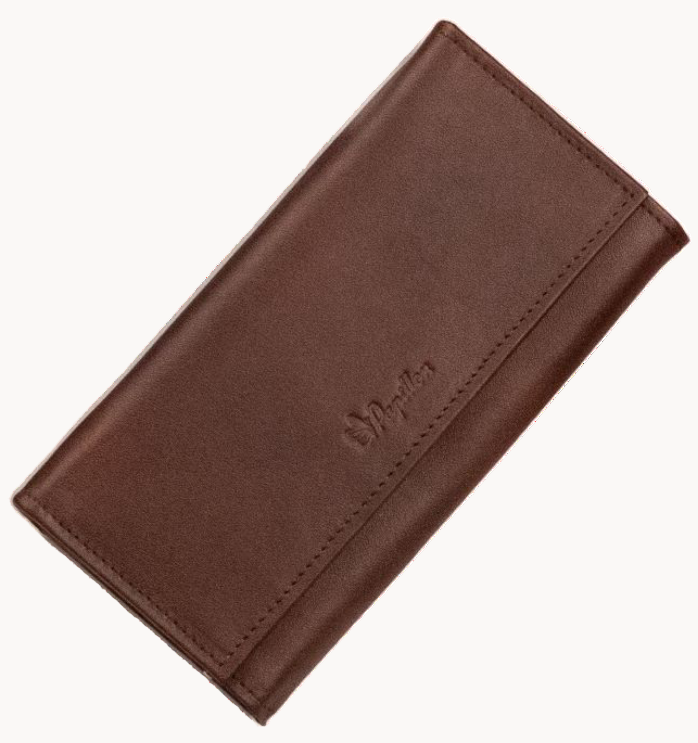 Leather Wallet with Mirror – Luxury Edition