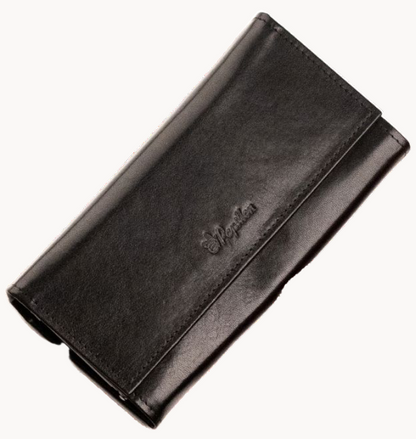 Leather Wallet with Mirror – Luxury Edition