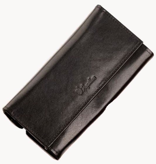 Leather Wallet with Mirror – Luxury Edition
