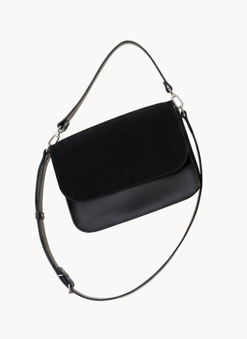 ASTORIA handbag - Black Suede