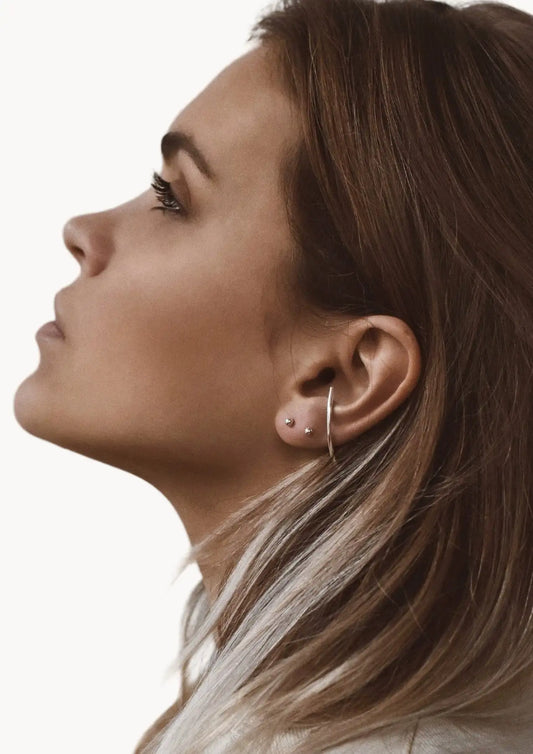 Radius Earrings - Silver