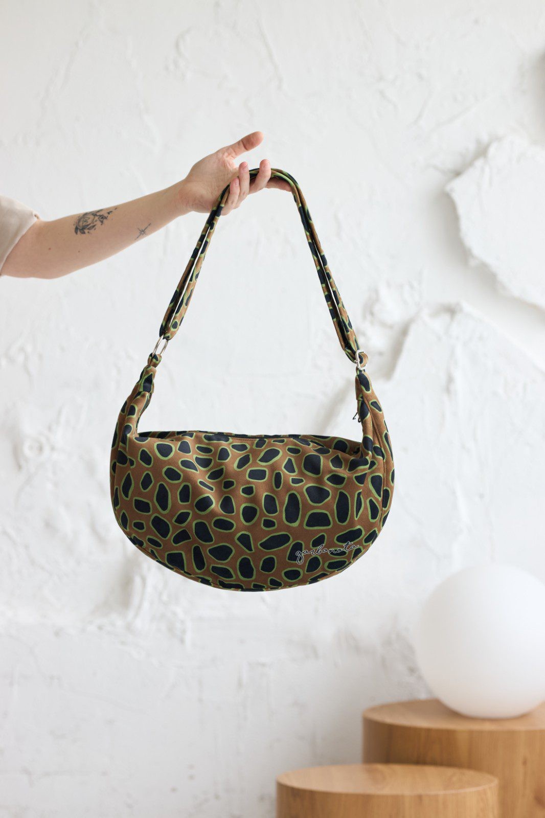 Hobo Bag - Curly Leopard